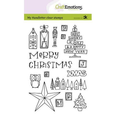 CraftEmotions Clear Stamps - X-mas Decorations